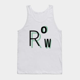 Row graphic design Tank Top